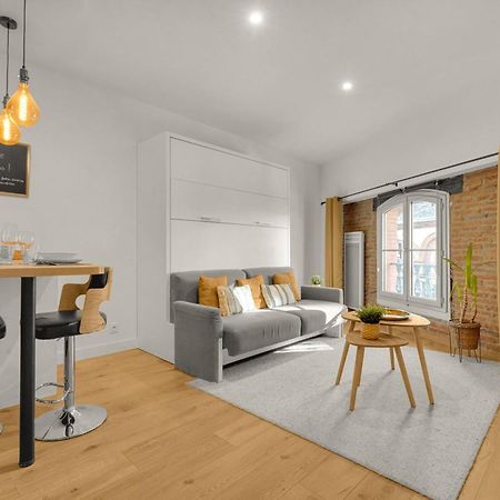 Le Floral - Cosy Studio Climatise Avec Parking Prive Et Netflix Toulouse Exteriör bild