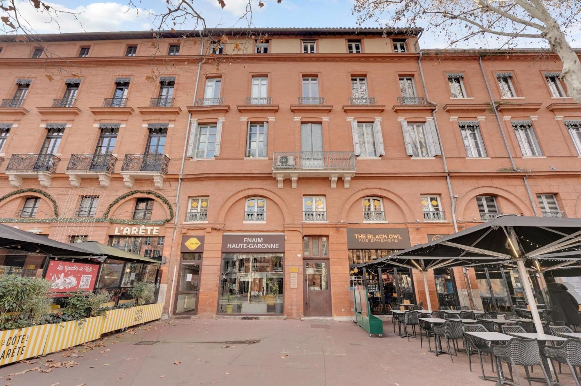 Le Floral - Cosy Studio Climatise Avec Parking Prive Et Netflix Toulouse Exteriör bild