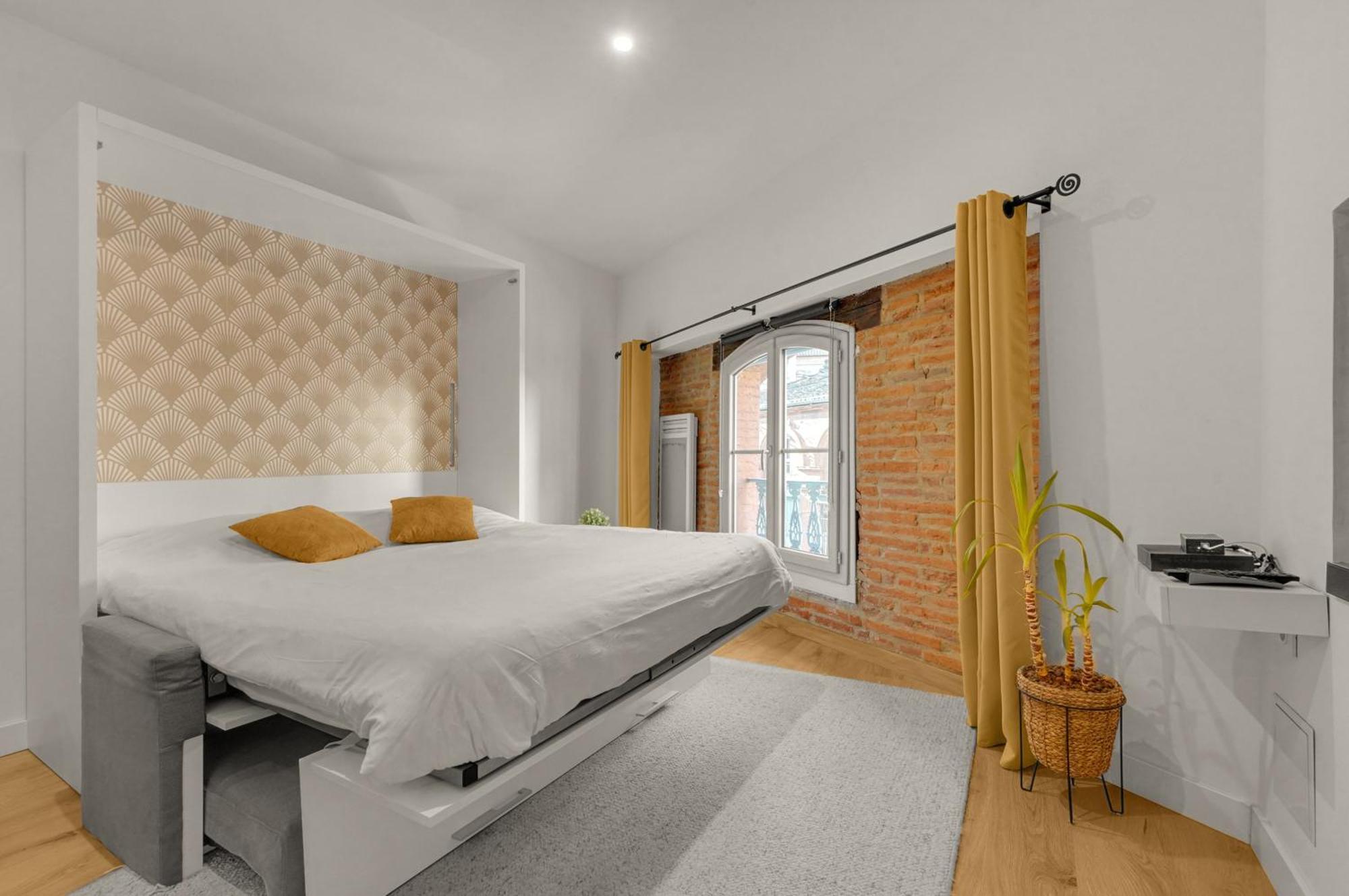Le Floral - Cosy Studio Climatise Avec Parking Prive Et Netflix Toulouse Exteriör bild